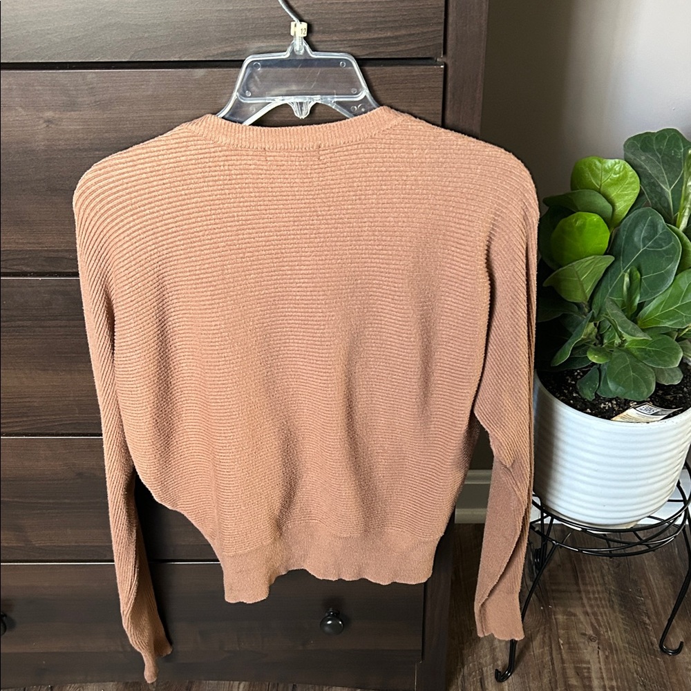 Tahari Camel Button-Up Women's Cardigan Very warm - Picture 6 of 7
